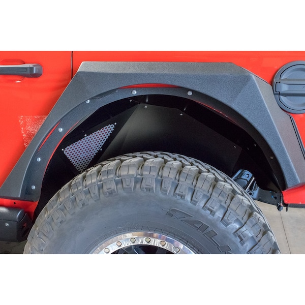Dv8 Offroad JEEP JL INNER FENDERS (REAR BLACK) 18-PRESENT WRANGLER JL INFEND-03RB - main